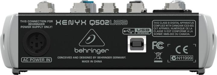 Produktbild Behringer Xenyx Q502usb (Studio- und Livemixer)