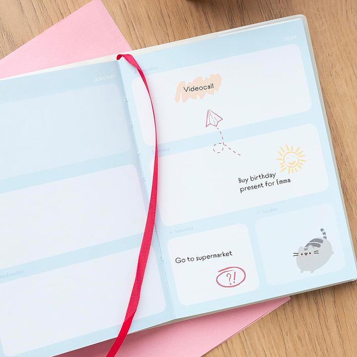Produktbild Grupo Erik PUSHEEN - Agenda Pocket 2023/2024 - 17 Mois - UK (A6, Harter Einband, Englisch)