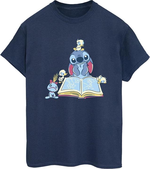 Disney Lilo & Stitch Reading A Book TShirt