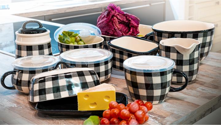 Actual product image neuetischkultur Square bowl 0.8 litre ceramic (14.50 cm, 0.80 l, 1 x)