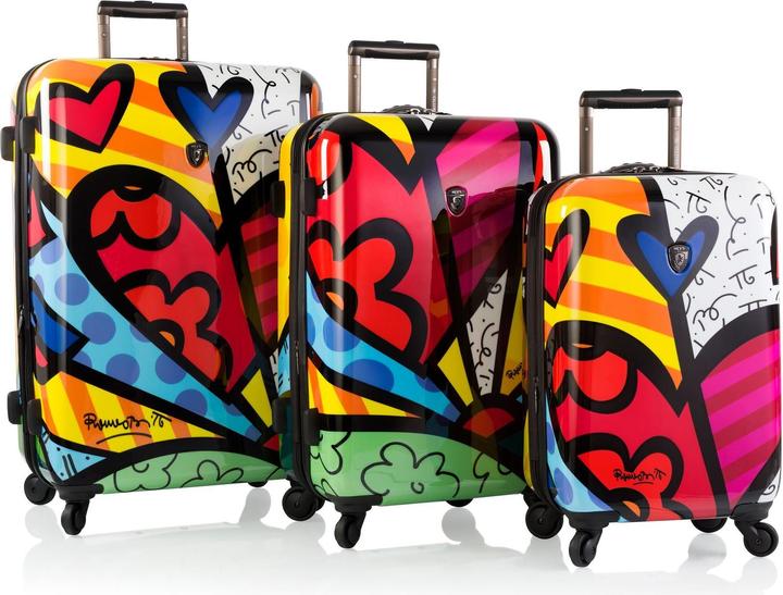 Heys Britto 4 Rollen Kofferset 3-teilig (132 l, XL (ab 115l))