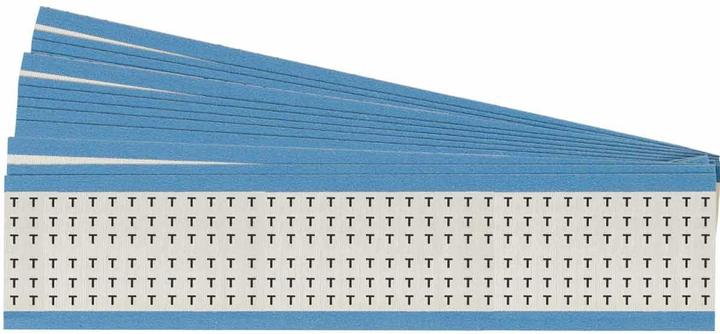 Image du produit Brady Cartes d'identification de câbles, tissu acétate, lettres majuscules alphabétiques