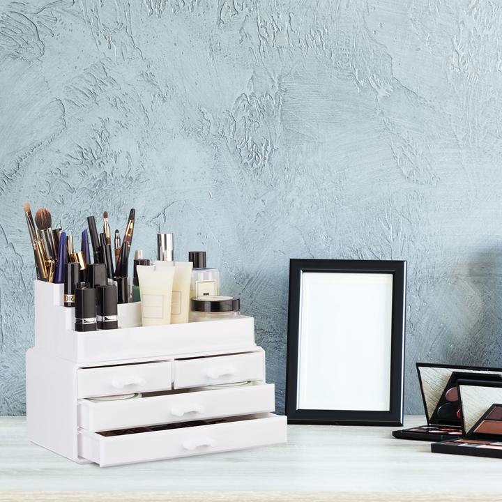 Image du produit Relaxdays Organiseur de maquillage 4 tiroirs