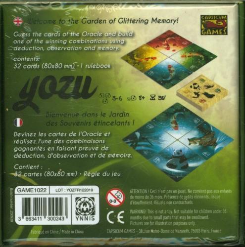 Produktbild Don't Panic Games Yozu (Französisch)