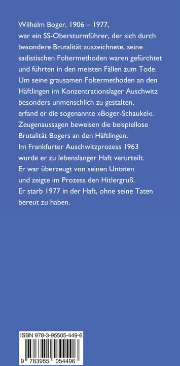 Immagine prodotto Wilhelm Boger (Tedesco, Manfred Henne, 2024)
