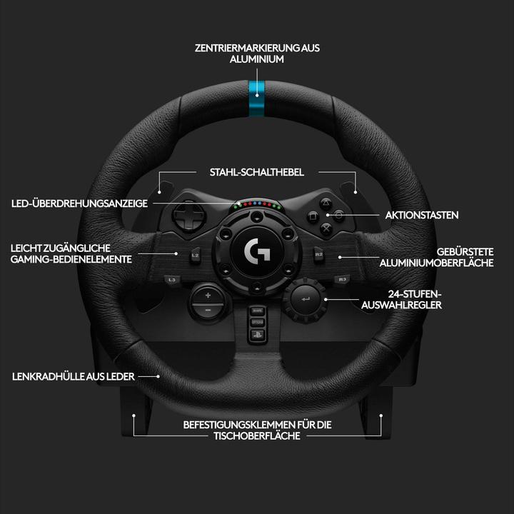 Actual product image Logitech G G923 Trueforce for PC and PlayStation (PS4, PC, PS5)