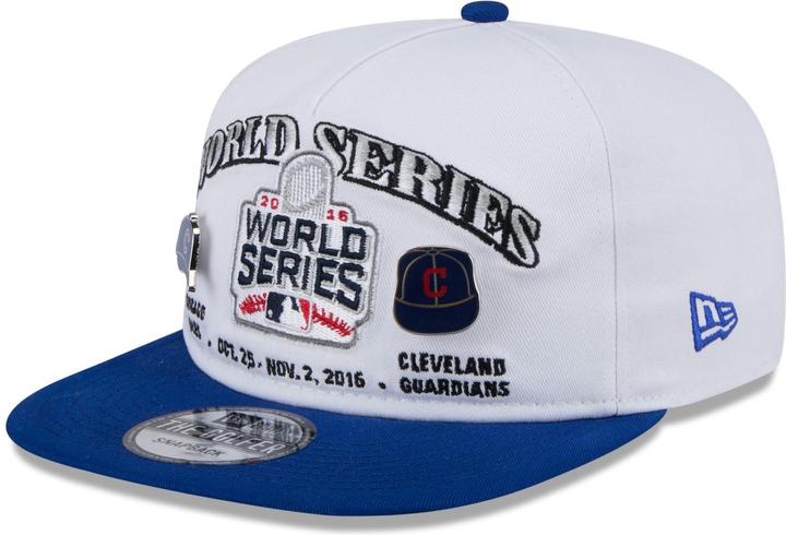 Actual product image New Era Golfer Cap - World Series 2016 Pin Cubs Indians (One size)