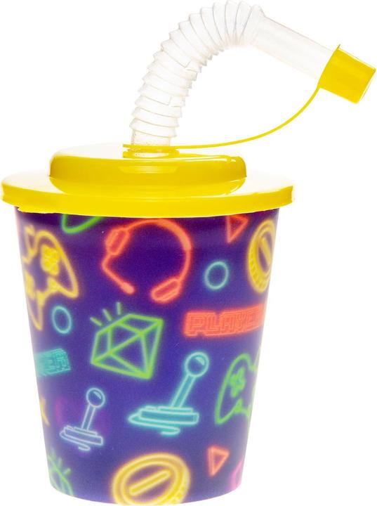 LG-Imports Mug with lid and straw Gamer, 12 pieces. (12 x)