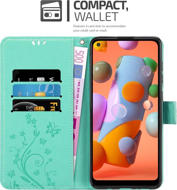 Immagine prodotto Cadorabo Copertina del libro di fiori (Samsung Galaxy M11, Samsung Galaxy A11)
