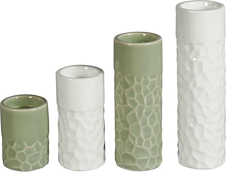 HTI-Living Tealight holder porcelain (4 x)