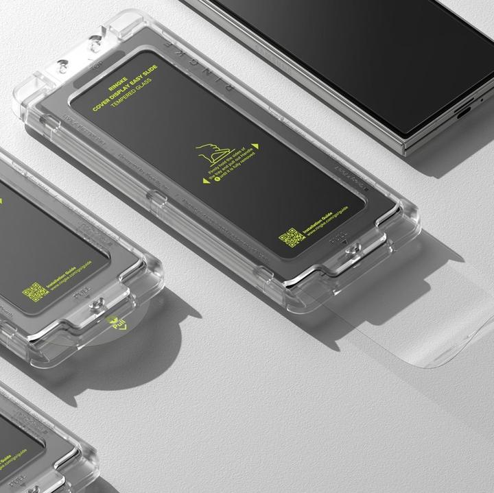 Produktbild Ringke - Cover Display Easy Slide Tempered Glass (2 pack) - Samsung Galaxy Z Fold7 - Clear (2 Stück, Samsung Galaxy Z Fold7)