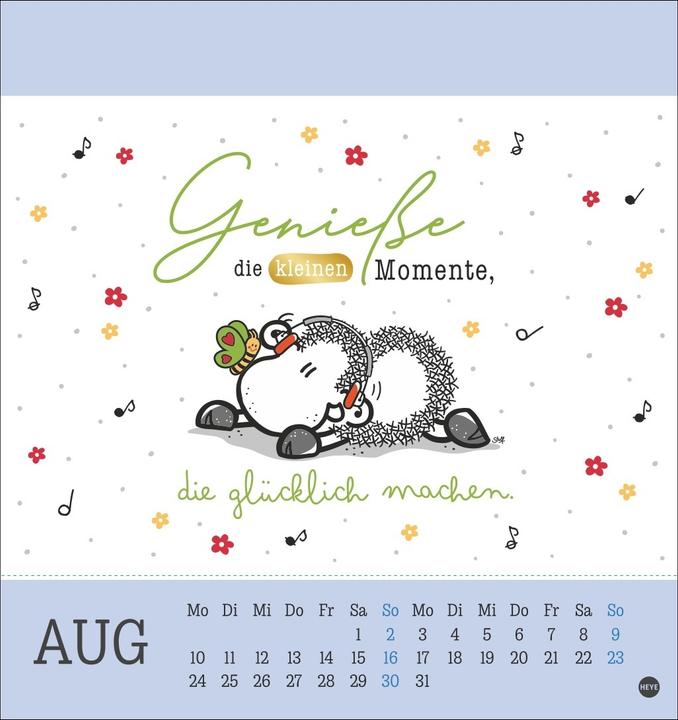 Produktbild sheepworld Postkartenkalender 2026 (Harter Einband, Deutsch)