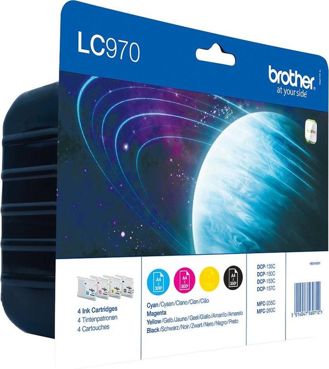 Produktbild Brother LC-970 Value Pack (M, BK, C, Y)