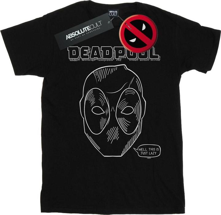 Immagine prodotto Deadpool This Is Just Lazy Maglietta Uomo (L)