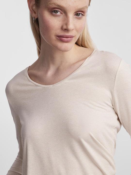 Immagine prodotto Pieces Pcbillo Ls V-Neck Lurex Stripes Noos (M)