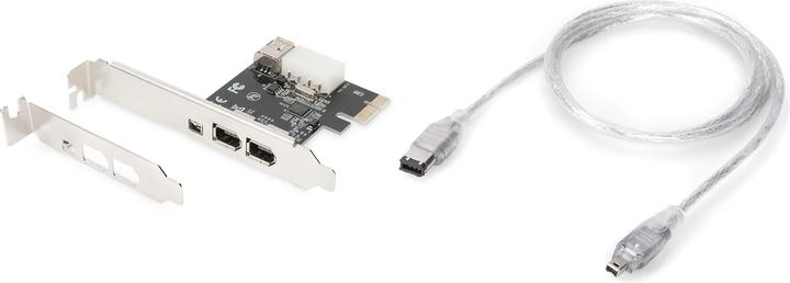 Immagine prodotto Digitus Scheda PCIe Firewire 1394a 3+1 porte