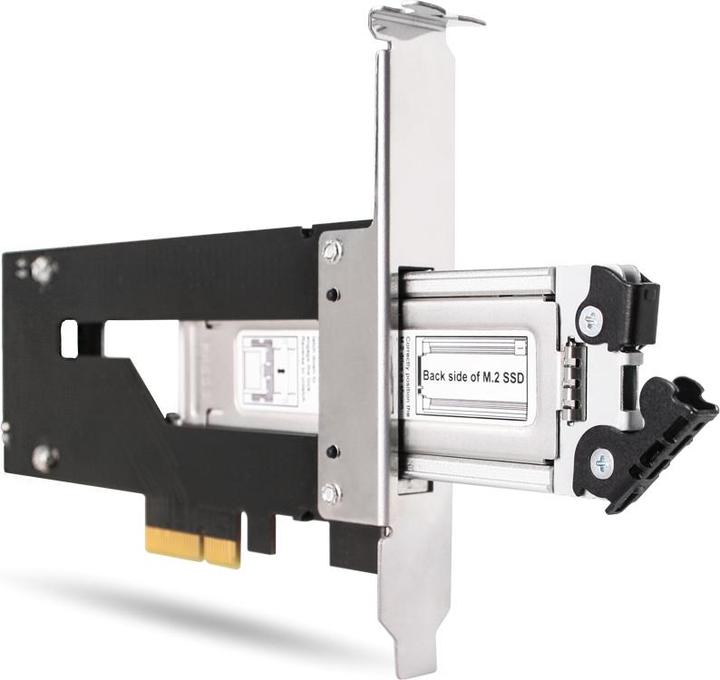 Actual product image Icy Dock ToughArmor M.2 NVMe SSD to PCIe 3rd removable frame