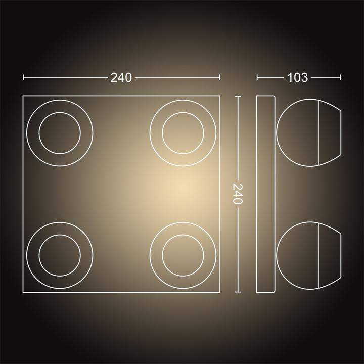 Actual product image Philips Hue Buckram Basic BT (1400 lm, GU10)