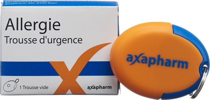 Actual product image Axapharm Allergy emergency kit empty