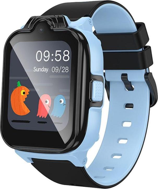 Actual product image Hoco Headphone with microphone smartwatch for kids with call function 4G Y104 blue (4G)