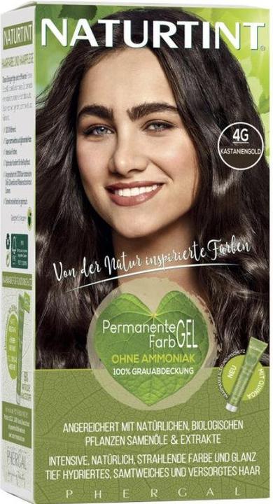 Image du produit Naturtint Gel colorant capillaire permanent 4G Châtaigne Or sans ammoniaque (4G Châtaigne Or)