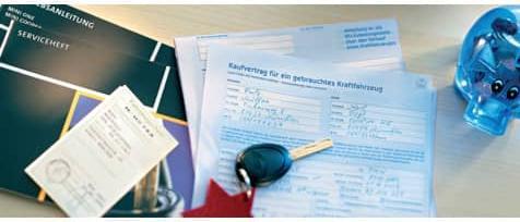 Actual product image Avery Contract of sale for a used motor vehicle (4 x)