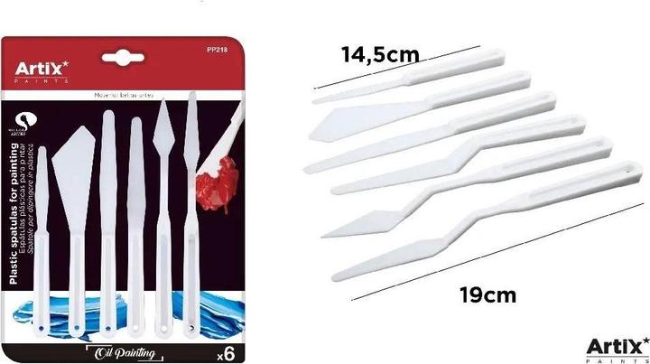 Produktbild Vergionic Set Malspachtel aus Kunststoff, 6-tlg