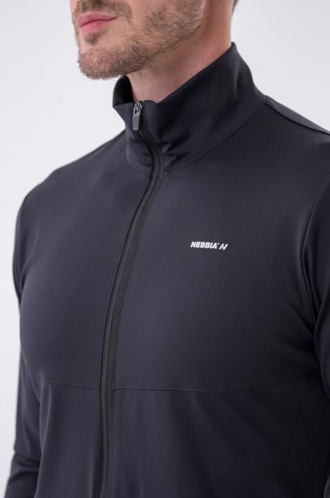 Actual product image Nebbia Sporty Zipper Jacket with side pockets "Control" 332 Black (L)