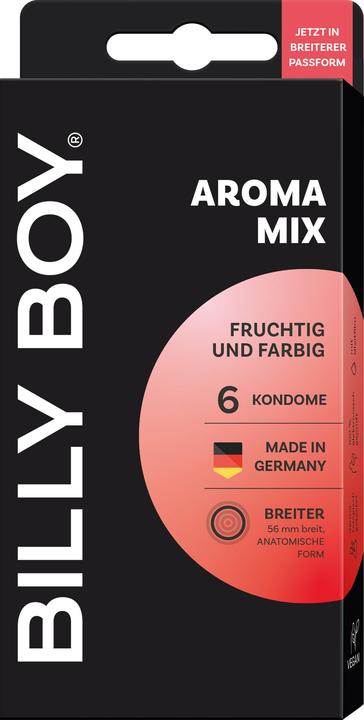 Produktbild Billyboy Billy Boy «Aroma Mix» 6 fruchtige Kondome für leckeren Oralverkehr (6 Stk.)