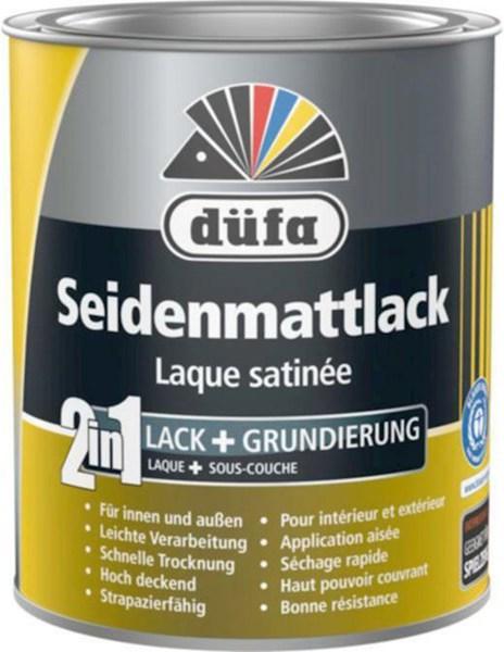 Produktbild Düfa Acryllack seidenmatt (Weiss, Seidenmatt, 0.75 l)