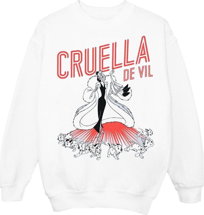 Disney Cruella De Vil Dalmatians Sweatshirt Mädchen