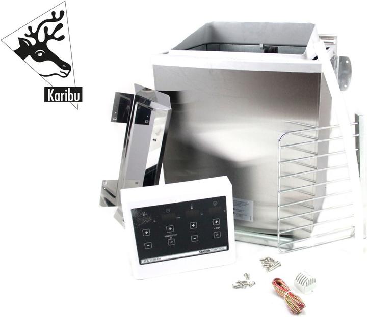 Produktbild Karibu Biokombiofen 9 kW Steuerung easy