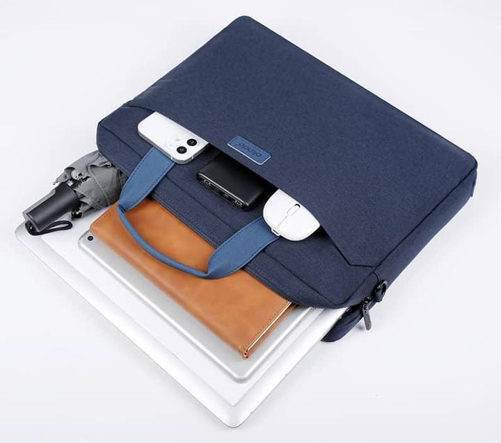 Actual product image Okade MacBook / laptop bag, 13.3-14 inch, T64, navy blue (14")