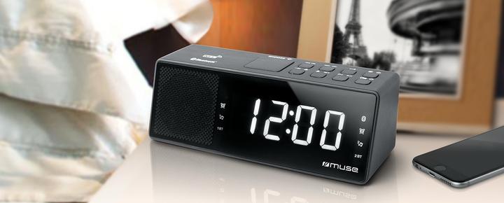 Actual product image Muse M-172 BT Clock Digital Black