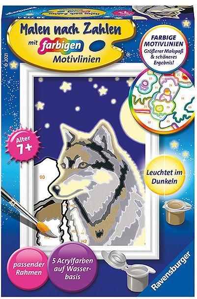 Actual product image Ravensburger Wolf portrait