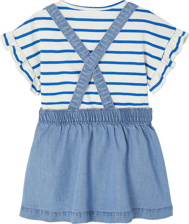 Produktbild Vertbaudet Mädchen Baby-Set: T-Shirt & Trägerrock (80)