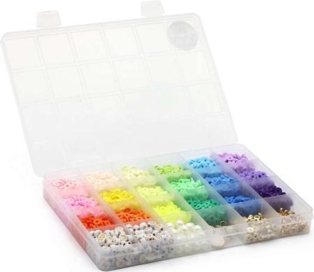 Immagine prodotto Toymax Pearl 'n Fun - Miscela di perle Heishi Fimo con accessori - Colori pastello (714202)