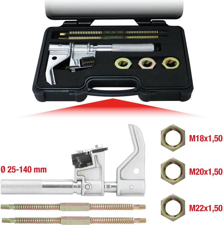 Produktbild KS Tools Gewindereparatur-Satz für Innen- und Aussengewinde, 25-140mm, 6-tlg