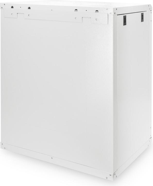 Image du produit Digitus 48,3cm 19inch armoire murale 16HE SoHoline RAL7035 gris H816mmxW600mmxD450mm avec porte en verre (16 HE, Rack 19 pouces)