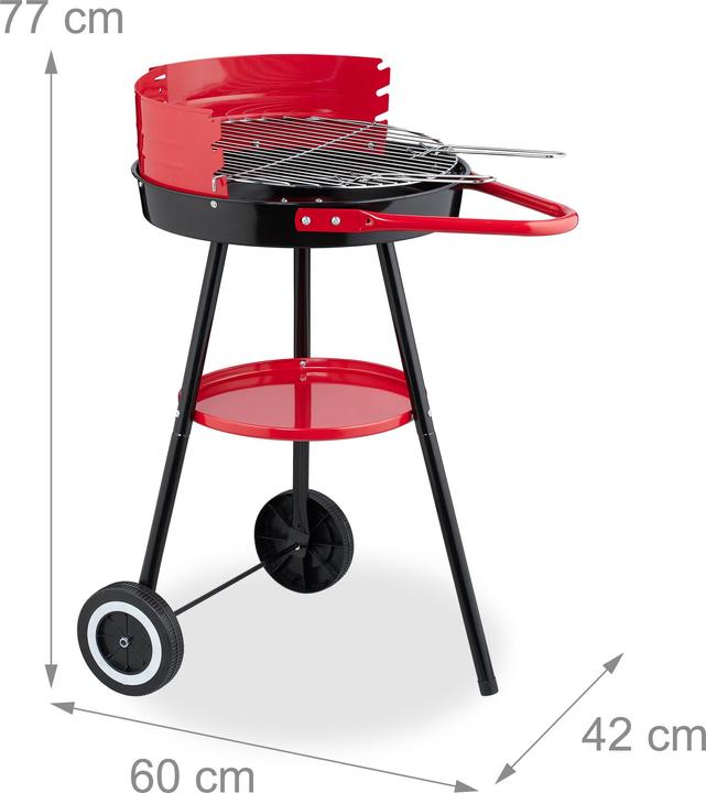 Actual product image Relaxdays Charcoal grill (42 cm)