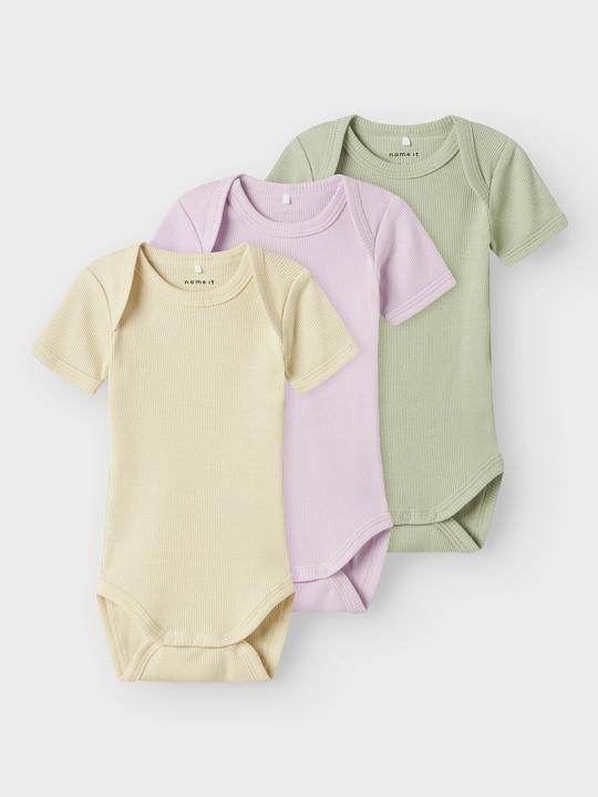 Image du produit Name it Nbnbody 3p Ss Solid Rib Noos (92)