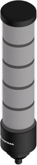 Produktbild Werma Signalsäule Blau / Grün / Rot / Gelb / Weiss 24V RST 56 Winkelmontage / Pfostenmontage 90dB IP65 /