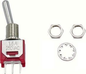Produktbild RND Components Sub-Miniatur-Kippschalter EIN-EIN rastend 1.5 A / 3 A 1 Wechsler