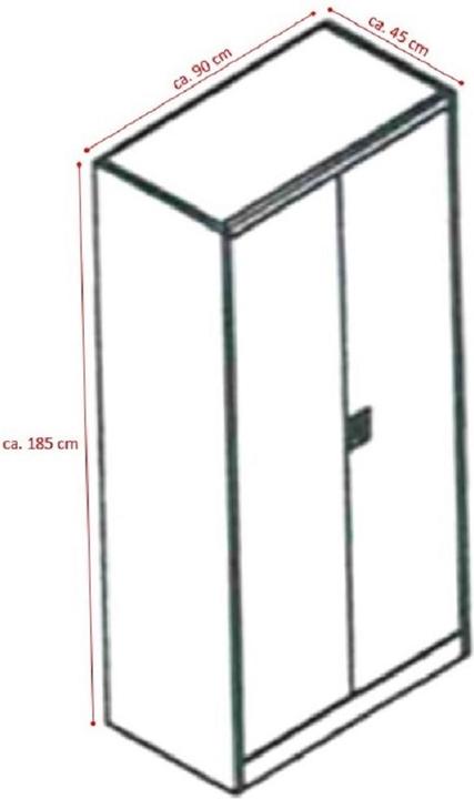 Actual product image Jet-Line Omsk (90 x 45 x 185 cm)