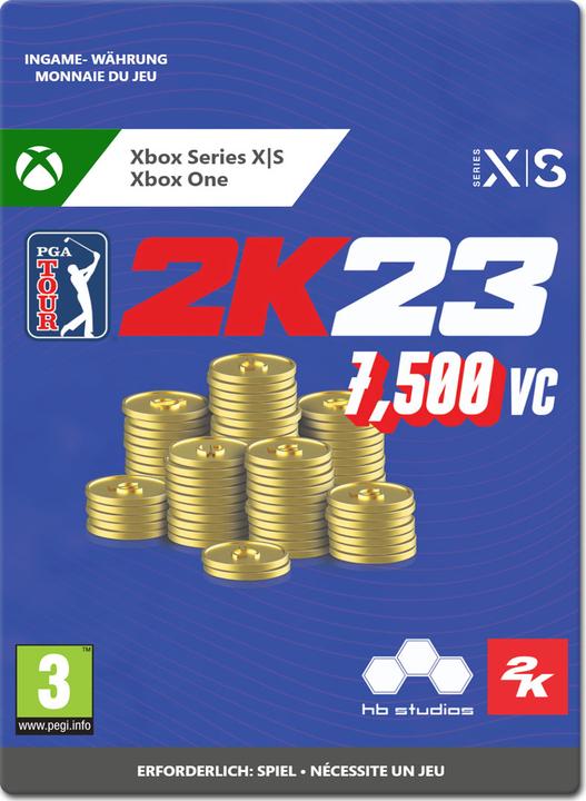 Actual product image Microsoft PGA Tour 2K23 - 7500 VC Pack (7500 CHF)