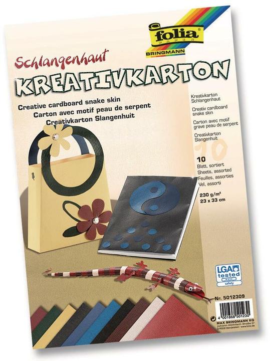 Produktbild Folia Kreativkarton Schlangenhaut (230 g/m², 10 x)