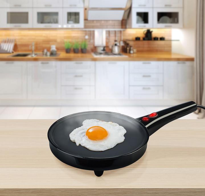 Image du produit Rosenstein & Söhne Crêpière, machine à pop-corn et poêle électrique 3 en 1