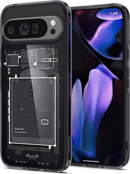 Actual product image Spigen Ultra Hybrid Zero One TPU Back Cover Transparent Google Pixel 9 Pro XL (Google Pixel 9 Pro XL)