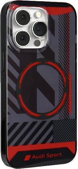 Actual product image Audi IML Sport MagSafe Case iPhone 13 Pro Max 6.7" czarny/black hardcase AU-IMLMIP13PM-RSQ/D2-BK (Apple iPhone 13 Pro Max)