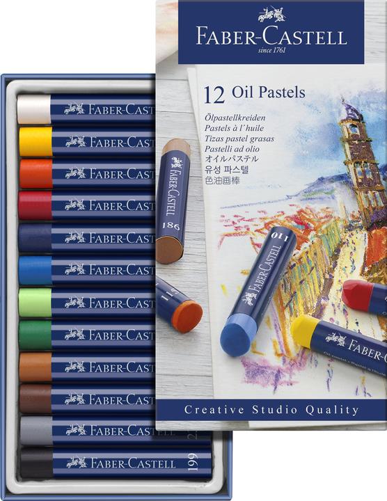 Immagine prodotto Faber-Castell Pastelli a olio STUDIO (Multicolore, 12 x)